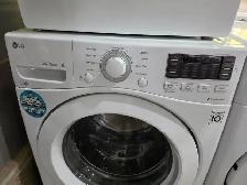 LG 27' White Front-Load Stackable Washer / Washing Machine - Photo 2