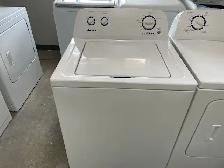 Laveuse sécheuse traditionnelles blanches Amana - Photo 2