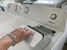 Laveuse sécheuse traditionnelles blanches Amana - Photo 5