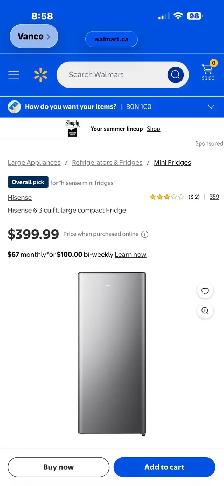 Hisense Mini Fridge 6.3 cuft. with Freezer - Photo 4