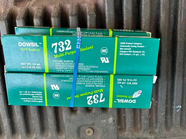 DOWSIL Dow Corning 732 Silicone Sealant - White - 4.7 oz.