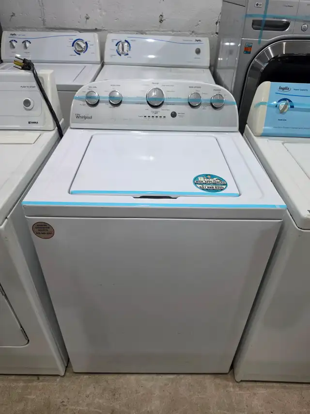 2025 Whirlpool 27' White Top-Load Washer W/ Removable Agitator