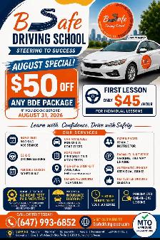 BDE course and Driving lesson