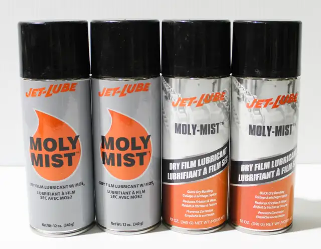340G MOLY-MIST JET-LUBE DRY FILM LUBRICANTAS PICTURED