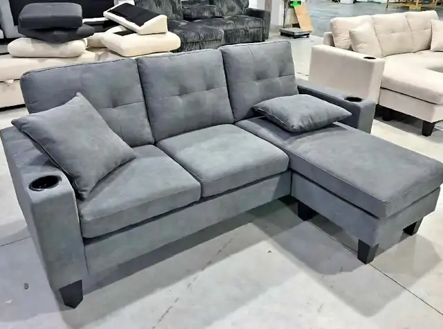Compact 3 Seater Corner Sofa - Free Home Delivery