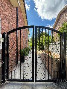 Single and Dual Swing Wrought Iron Gates Metal Gates