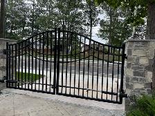 Single and Dual Swing Wrought Iron Gates Metal Gates - Photo 4