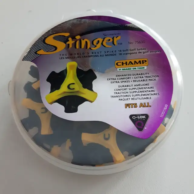 18CRAMPONS GOLF SCORPION STINGER 5 OUPLES VALEUR $30.00: $15.00