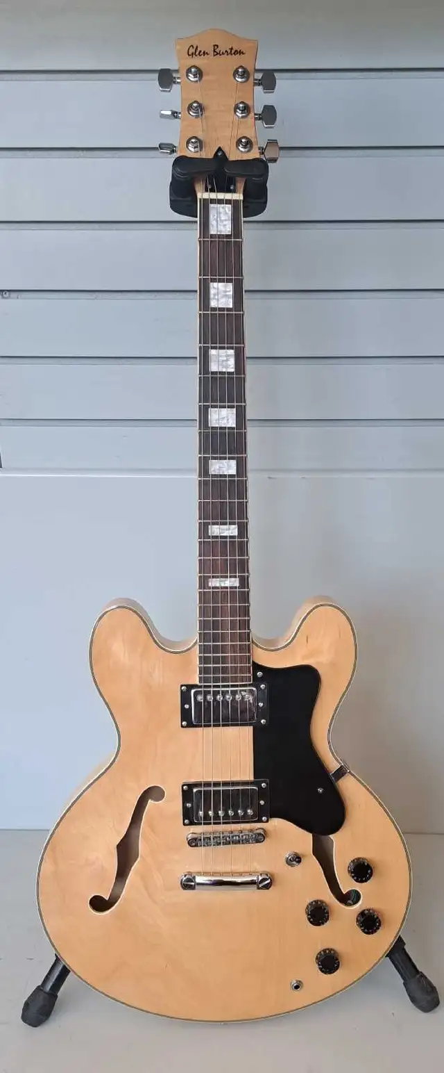 Glen Burton GE355NT Semi Hollowbody Guitar(30333787)