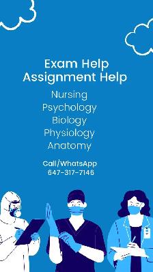 Biology Physiology Anatomy Assignment Exam &Courses Help