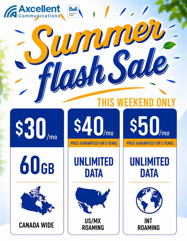 Bell New Customers Mobility Offer (ENDS ON AUG 4)