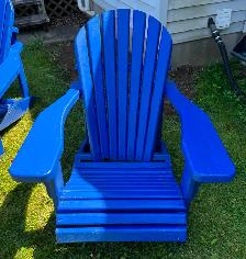 Solid Wood Muskoka / Adirondack Chairs – 2 available $175 each - Photo 2