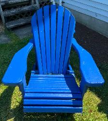 Solid Wood Muskoka / Adirondack Chairs – 2 available $175 each - Photo 3