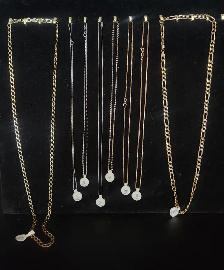 10k Solid Gold Chain Necklaces - Variety of Styles / Lengths (8)