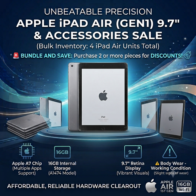 Apple iPad Air (1st Gen) 9.7' (A1474)