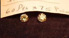 Diamand (2) Rond 75 Points et 60 points  Blanc couleur ( H  ) - Photo 3