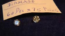 Diamand (2) Rond 75 Points et 60 points  Blanc couleur ( H  ) - Photo 4