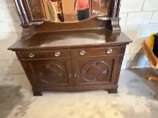 Free delivery Antique Oak Sideboard made in England - Photo 4