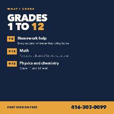 UofT Math & Science Tutor, Grades 1-12 - Online or In Person - Photo 2