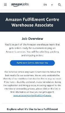 Amazon warehouse