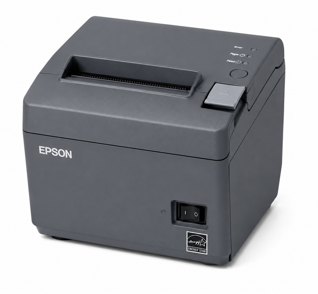 New Epson TM-T88VI Grey Bluetooth Receipt Printer
