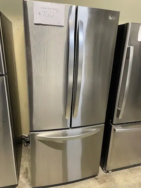 Réfrigérateur stainless 30'' portes françaises LG