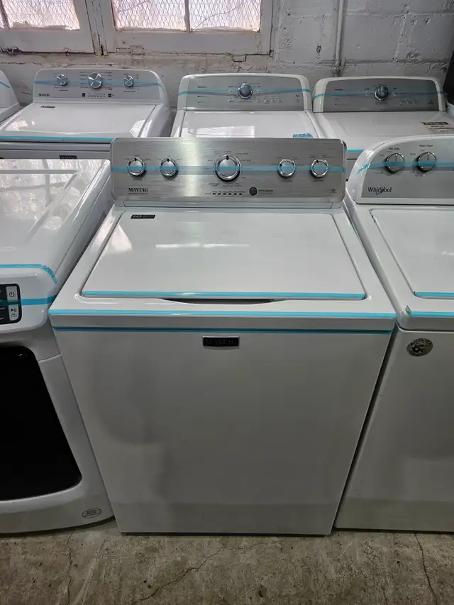 Maytag Commercial Technology 27' White Top-Load Washer Machine