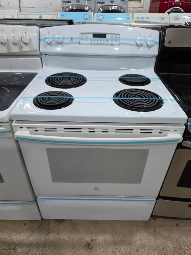 GE 30' White Electric Coil Top Stove Oven CAN DELIVER