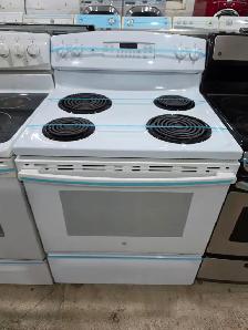 GE 30' White Electric Coil Top Stove Oven CAN DELIVER