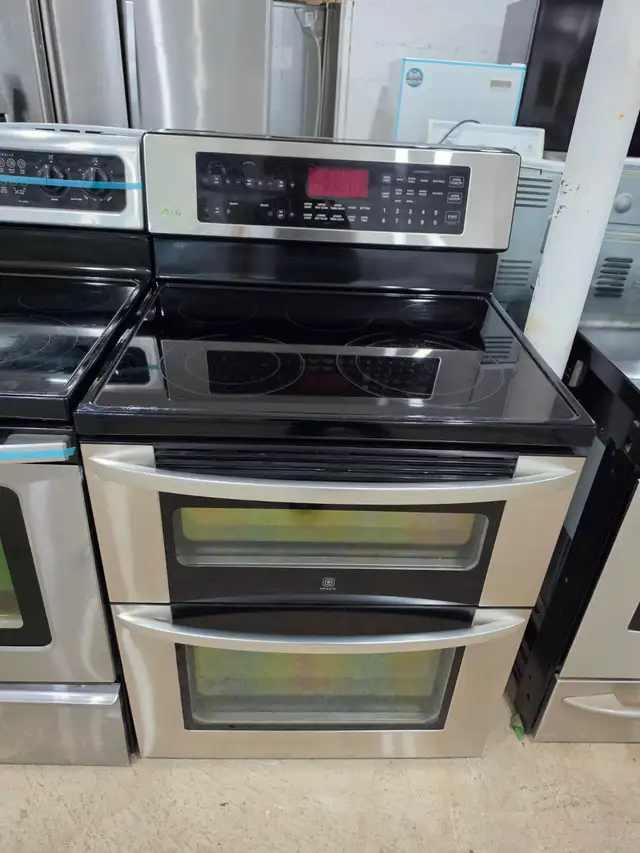 LG 30' Stainless Steel Glass Ceramic Top Double Oven Stove Range