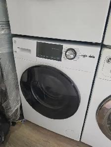 NEWER MODEL GE 24' White Front-Load Stackable Washer And Dryer - Photo 2