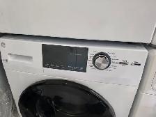 NEWER MODEL GE 24' White Front-Load Stackable Washer And Dryer - Photo 3