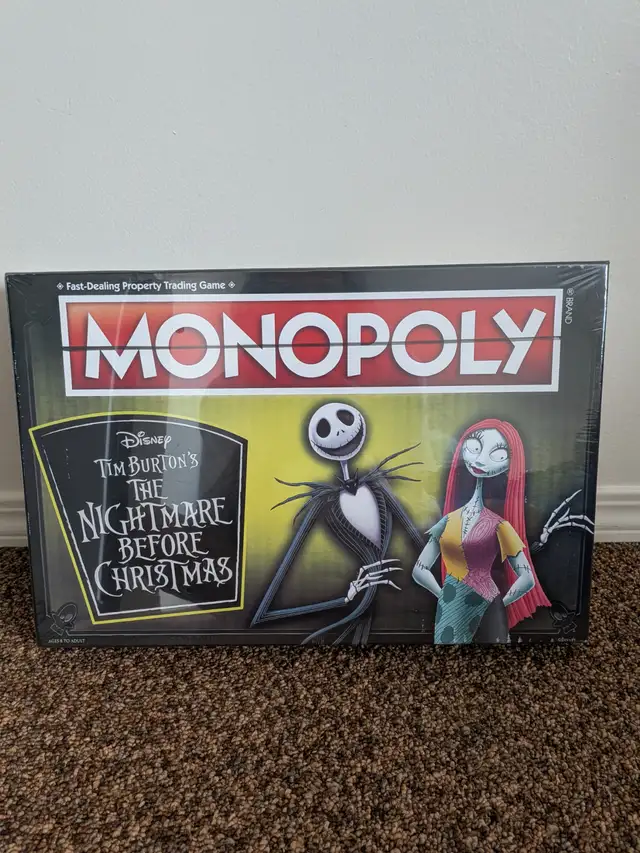 Monopoly Nightmare Before Christmas Edition (new unopened) $20