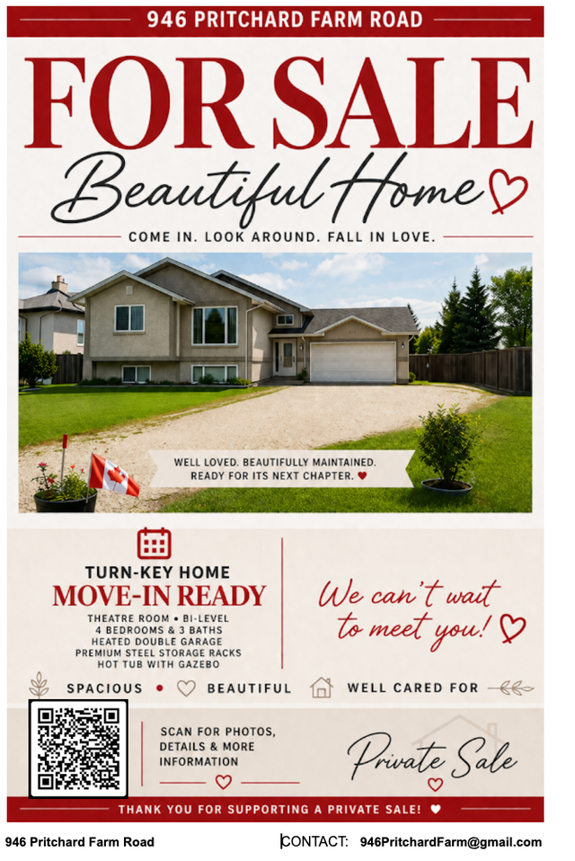 946 Pritchard Farm Road in EAST ST. PAUL~ Private Sale