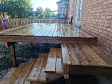 Wooden deck and pergola work - Photo 3