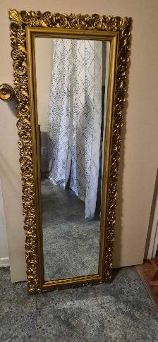 beau grand miroir 50 pouces par 18 pouces