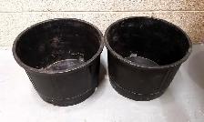 Two Extra Large Plant  Pots (X2) ( D: 32cm, H: 24cm ) - Photo 2