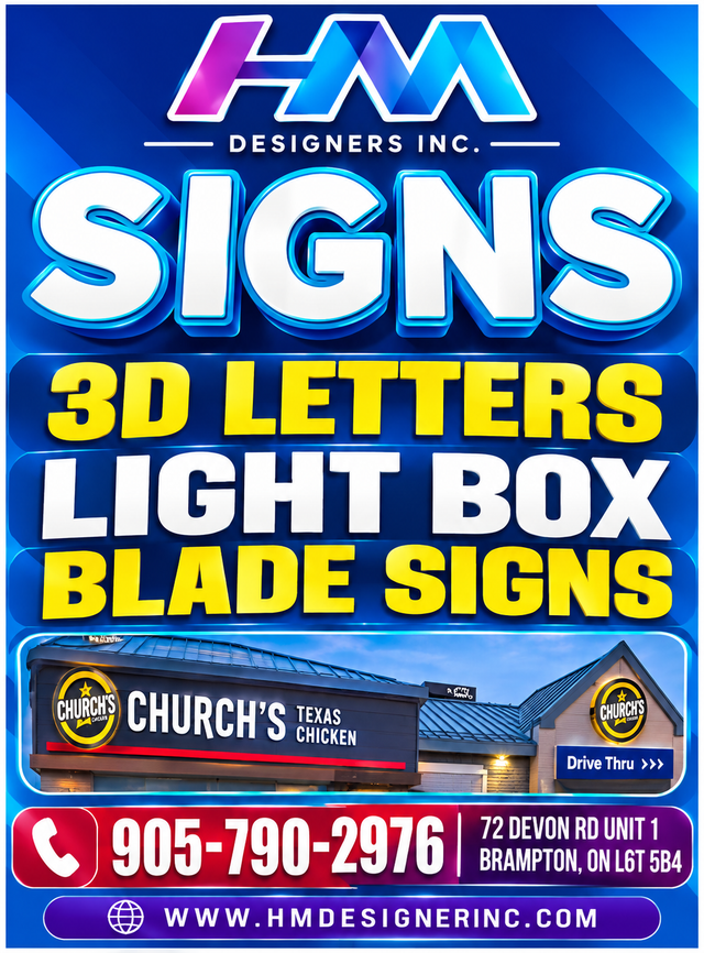 Custom Business Signs | 3D Letters, Light Box & Blade Signs |