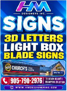 Custom Business Signs | 3D Letters, Light Box & Blade Signs |
