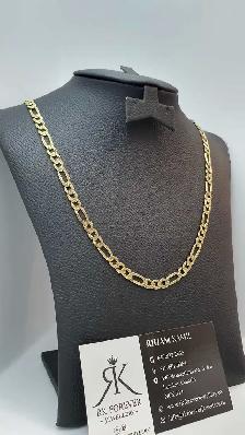 10k yellow gold Figaro  Chain - Photo 3
