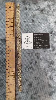 10k yellow gold Figaro  Chain - Photo 7