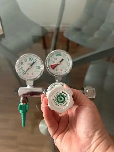 Régulateur d’oxygène Precision Medical – Pour grosse bonbonne