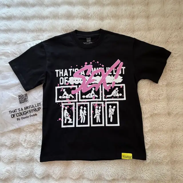 Awful Lot Of Cough Syrup Mens Shirt Brand New