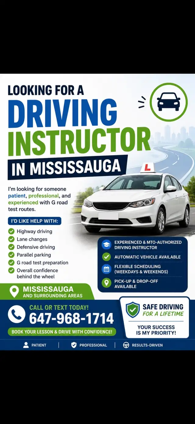 Driving lessons