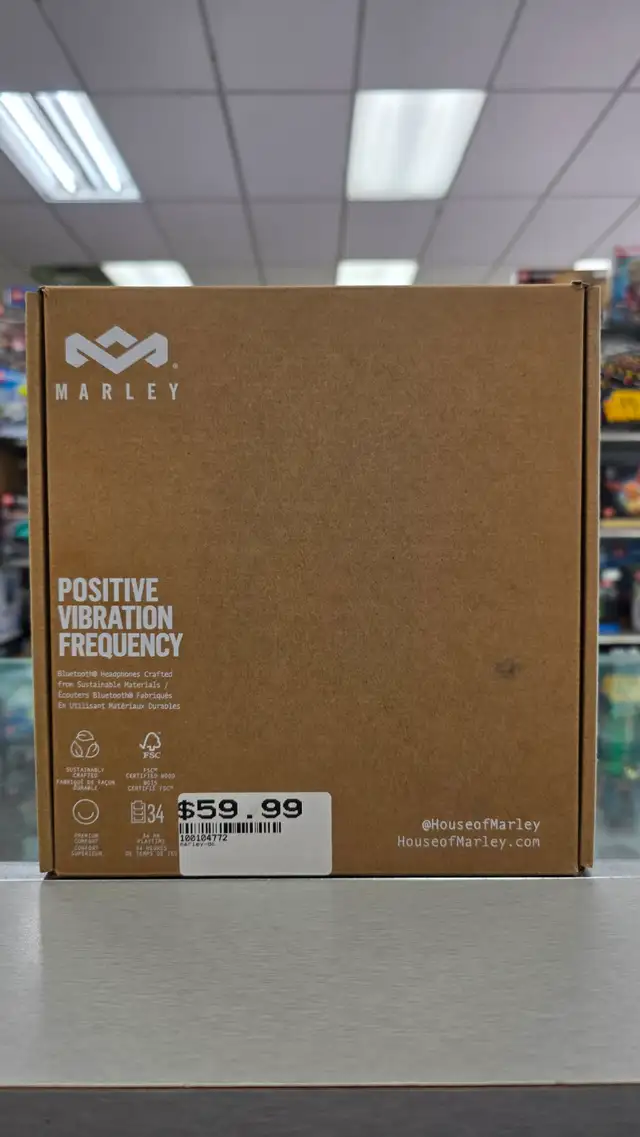 Marley Positive Vibration Frequency Wireless Headphones