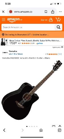Yamaha acoustic/electric guitar for sale asking $500 - Photo 6
