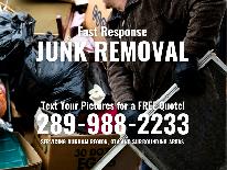 JUNK REMOVAL - DURHAM REGION - SEND PICTURES TO 289-988-2233