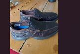 Mens Clarks all leather shoes
