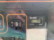 Generac portable generator 6500 Watts, low run-hour meter