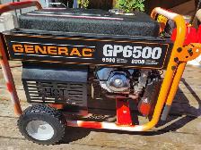 Generac portable generator 6500 Watts, low run-hour meter - Photo 2
